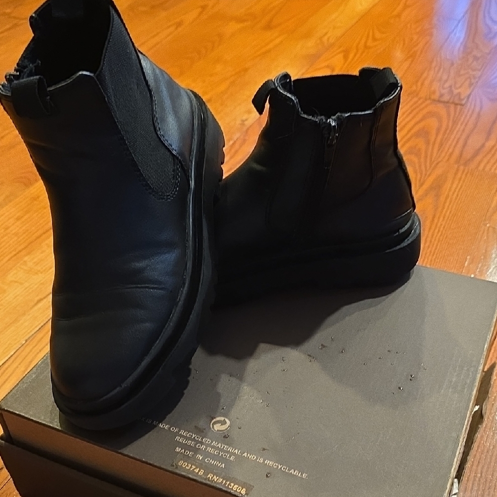 Zara Kids Black Ankle Boots